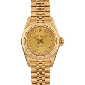 Rolex Oyster Perpetual 67198 Yellow Gold