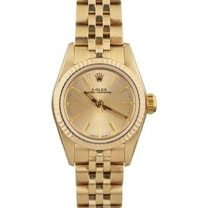 Ladies Oyster Perpetual 6719 Yellow Gold