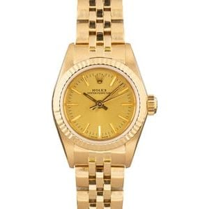 Rolex Oyster Perpetual 67198 Yellow Gold