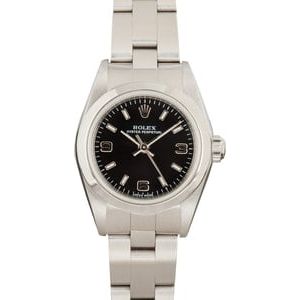 Ladies Rolex Oyster Perpetual 76080 Stainless Steel