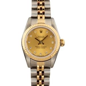 Rolex Oyster Perpetual 76193 Diamond Dial