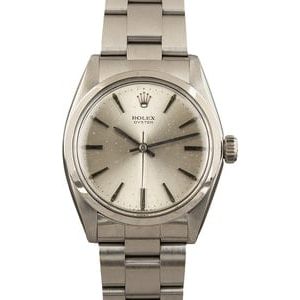 Rolex Oyster Precision 6426 Silver Index Dial