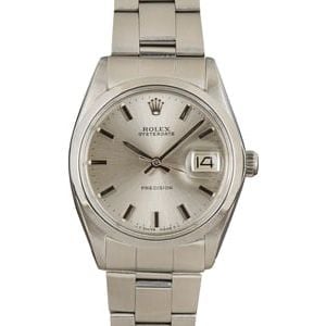 Mens Rolex OysterDate 6694 Stainless Steel