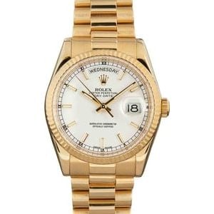 Rolex President Day-Date 118238 18K Gold