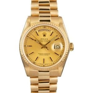 Men's Rolex President Day-Date 18038 Gold