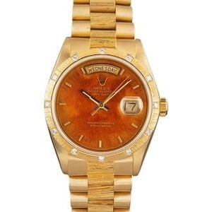 Used Rolex President Day-Date 18078 Wood Dial