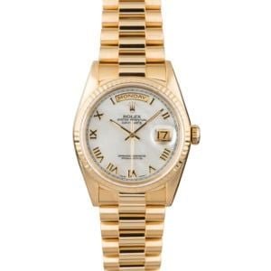 Used Rolex President 18238 Mother of Pearl Dial