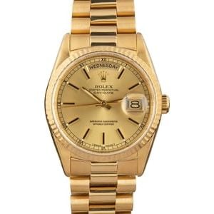 Rolex President 18238 Day-Date 18k Yellow Gold