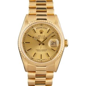 Rolex President Gold Day-Date 18238 Champagne Dial