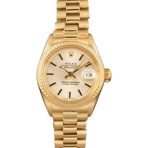 Ladies Rolex President 6917 18k Yellow Gold