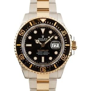 Rolex Two Tone Sea-Dweller 126603 Ceramic Bezel