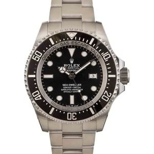 Pre-Owned Rolex SeaDweller 126660 Black Ceramic Bezel