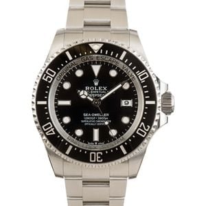 Pre-Owned Rolex Sea-Dweller 136660 Ceramic Bezel & Black Dial