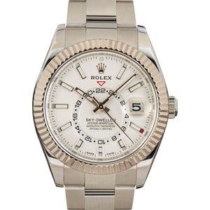 Rolex Sky-Dweller 326934 White Luminous Dial