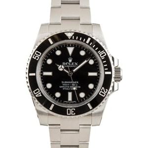 Used Rolex Submariner 114060 No Date Dial