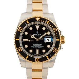 Men's Rolex Submariner 116613 Black Dial