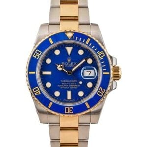 Rolex Submariner 116613 Matte Blue Dial