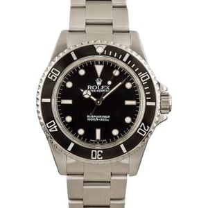 Men's Rolex Submariner 14060 Black Dial