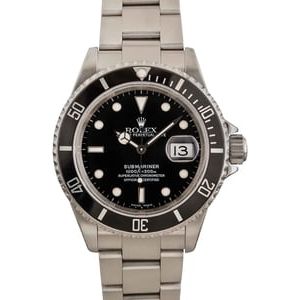 Mens Rolex Submariner 16610 Black 2