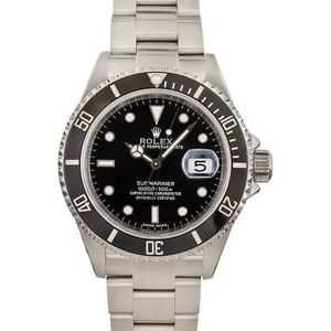 Pre-Owned Rolex Submariner 16610T Stainless Steel