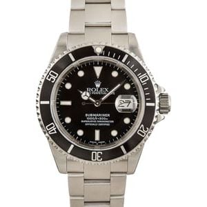 Rolex Submariner 16610 Black Dial and Bezel