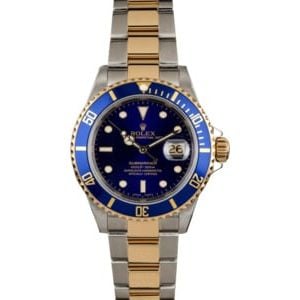 Used Rolex Submariner 16613 Steel & Gold Watch