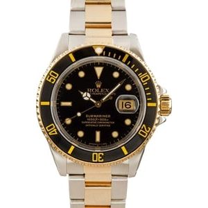 Rolex Submariner Steel & Gold 16613