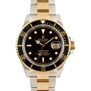 Rolex Submariner 16613 Black Dial