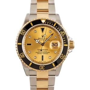 Rolex Submariner 16613 Serti