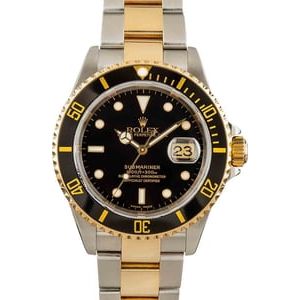 Rolex Submariner 16613T Black Two-Tone