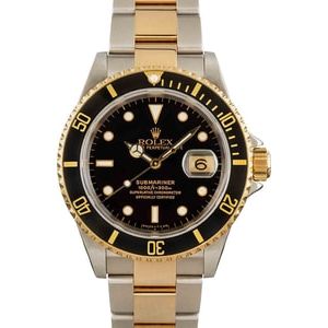 Rolex Submariner 16613T Black Dial