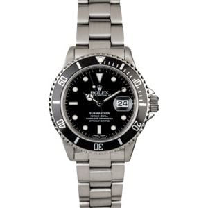 Used Rolex Submariner 16800 Men's Watch