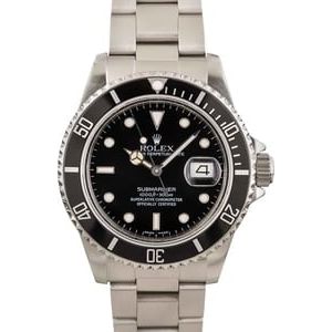 Men's Steel Rolex Submariner 16800