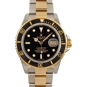 Rolex Submariner 16803 Black Dial