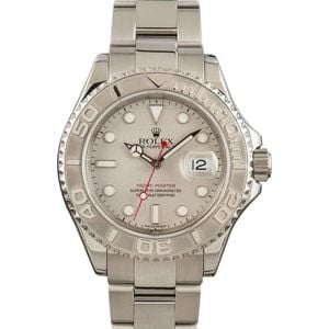 Mens Rolex Yacht-Master 16622 Platinum Bezel