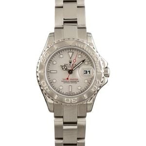 Ladies Rolex Yacht-Master 169622 Platinum Dial