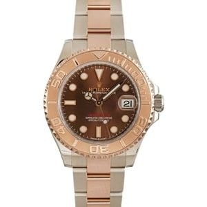 Pre-Owned Rolex Yacht-Master 268621 Brown Dial