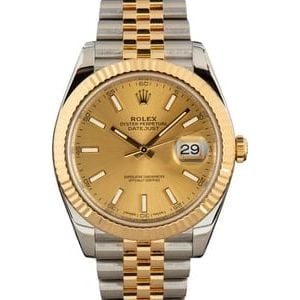 Rolex Datejust 41 Ref 126333 Champagne