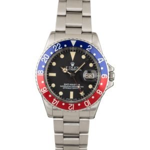 Vintage 1968 Rolex GMT-Master 1675 'Pepsi' Insert