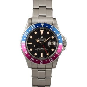 Vintage 1968 Rolex GMT-Master 1675 Fuchsia Insert