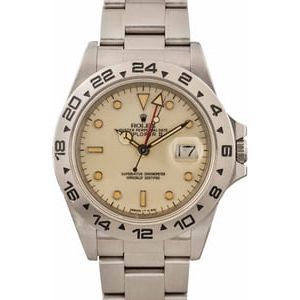 Vintage Rolex Explorer II Ref 16550 Stainless Steel