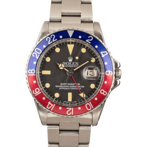 Vintage 1968 Rolex GMT-Master 1675 'Pepsi' Bezel