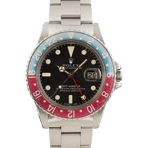 Vintage Rolex GMT-Master 1675 Pepsi Insert