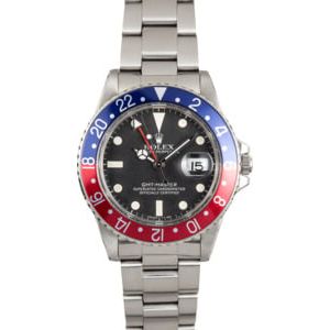 Vintage Rolex GMT-Master II Pepsi Bezel 16750