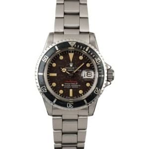 Vintage 1969 Rolex Red Submariner 1680 Tropical Dial