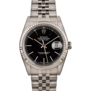 Rolex Datejust 16234 Black Index