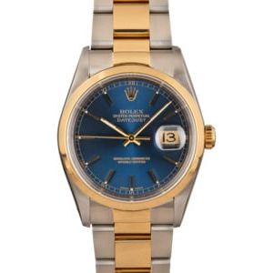 Rolex Datejust 16203 Blue Dial