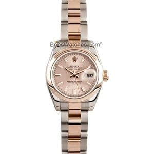 Ladies Rose Gold Datejust 179161