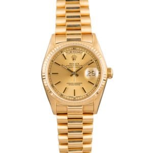 Rolex President Day-Date 18038 100% Authentic