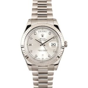 Rolex Day Date II 218239 Diamond Dial